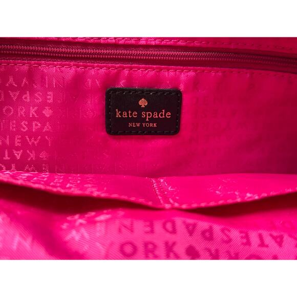 Kate Spade Rosemary All Play And No Work Fabric Tote Travel Collapsible Black - Picture 9 of 12